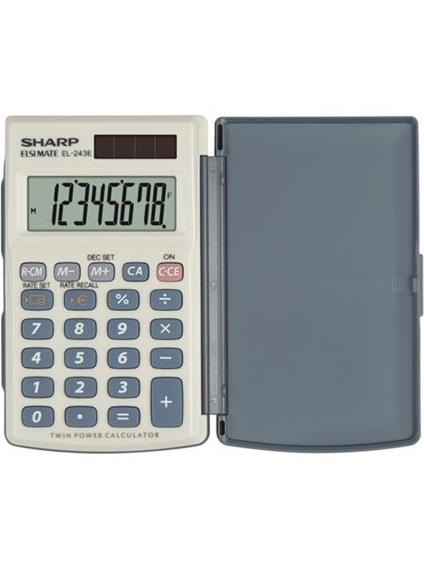 Calcolatrice Tascabile Sharp EL-243EB | Offerta Imperdibile