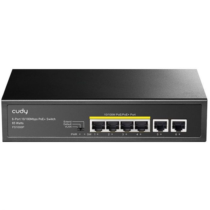 Switch Cudy FS1006P 6 Porte 10/100 PoE 32W Professionale