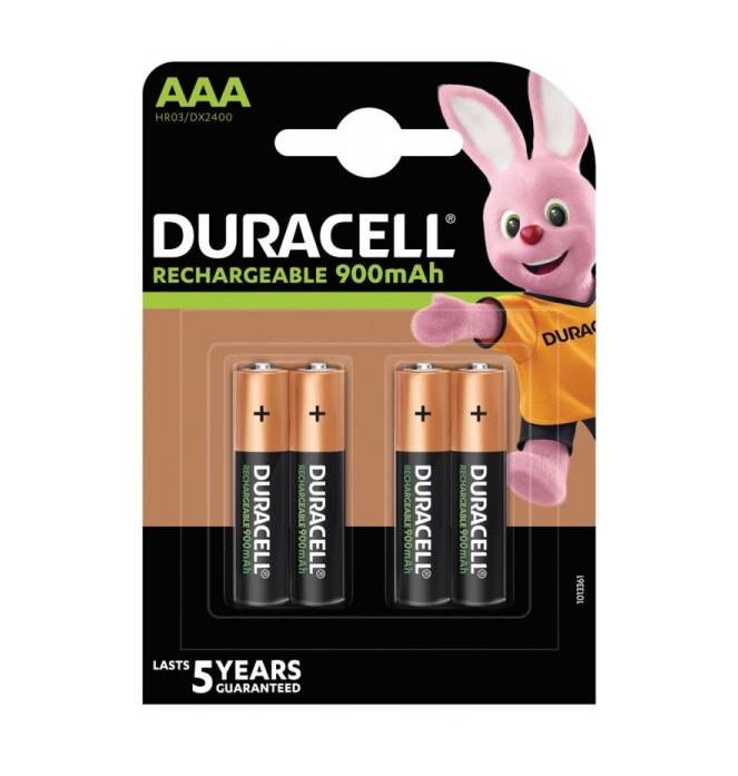 Batterie Ricaricabili Ministilo AAA Duracell 900mAh | Offerta