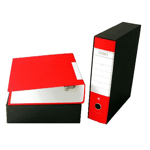 Registratore per Archivio Rosso Dorso 8 Nero& | Professionale