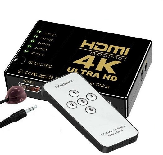 Switch HDMI 5 Porte 4K MEIQ UH-501 | Offerta Omnicenter