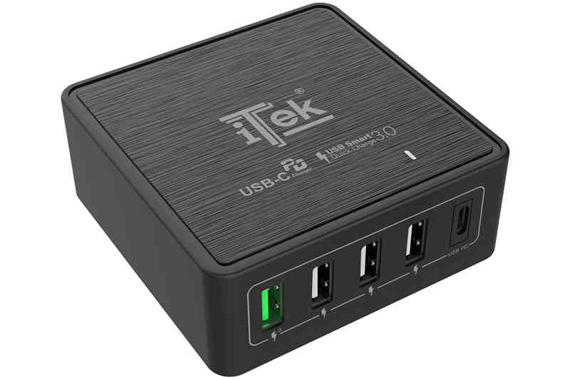 Caricabatterie da Tavolo Itek 60W 5 Porte | Affidabile