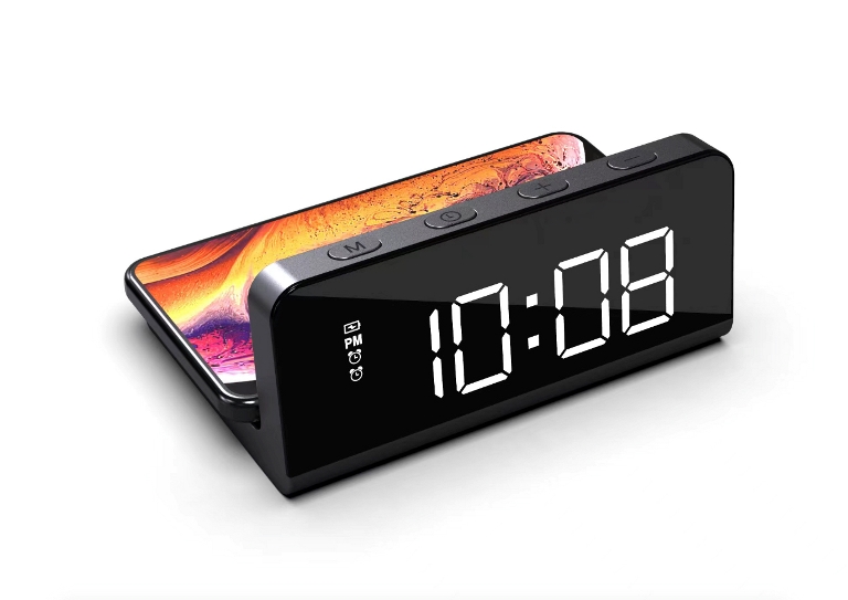 Sveglia Digitale Karma CRG WB Wireless 15W Nera | Offerta