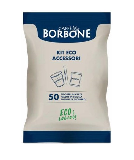 Kit Accessori Ecologico Borbone 50 Pezzi | Offerta Omnicenter
