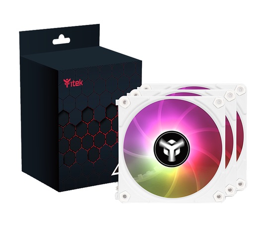 Kit Ventole ITEK UW12 White ARGB Bianco | Offerta Omnicenter