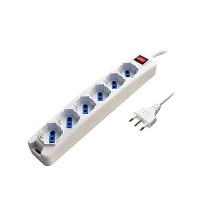 Affidabile Multipresa 6 Posti Propart Bipasso Schuko 16A