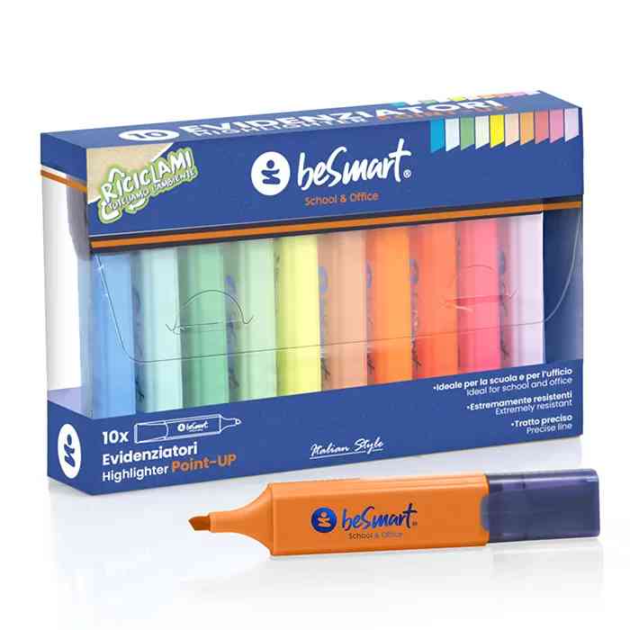 Evidenziatori Be Smart Point-Up 10 Pezzi: Offerta Assortita