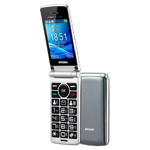 Scopri Smartphone Brondi Amico Sincero Dual SIM Grigio