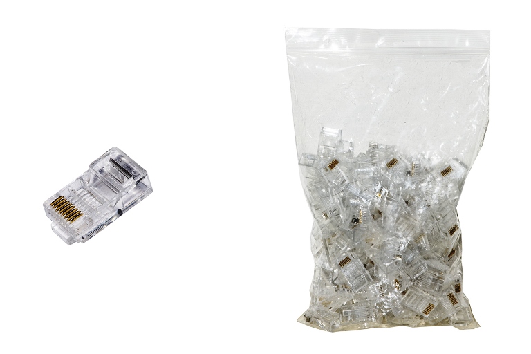 Connettori RJ45 Cat.5e Link 100 Pezzi | Professionale