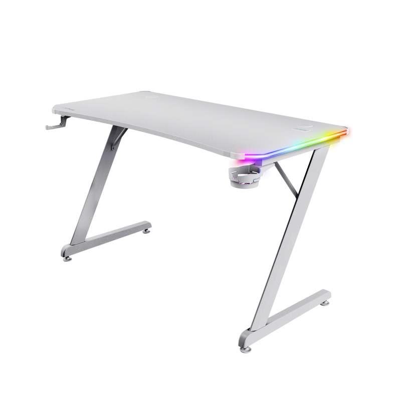 Scrivania Gaming Trust GXT 709W Luminus Bianca | Offerta