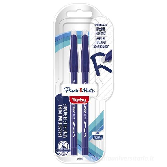 Penna Cancellabile Papermate Replay Blu 2 Pezzi | Originale
