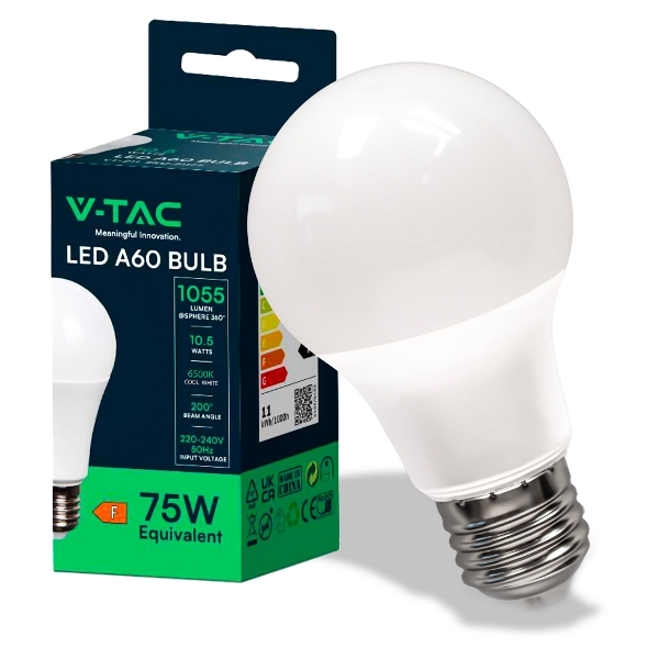 Lampadina LED V-Tac E27 10.5W 4000K | Offerta
