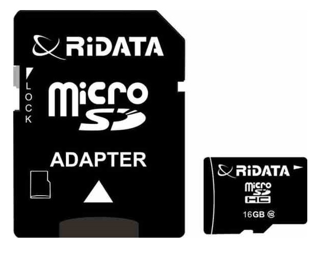 MicroSD 16 GB Ridata Class 10 con Adattatore | Offerta