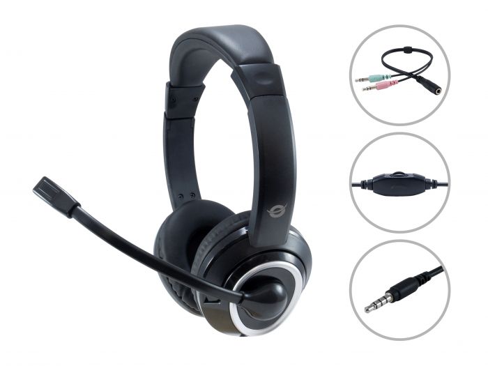 Cuffie con Microfono Conceptronic Polona02ba | Offerta Omnicenter