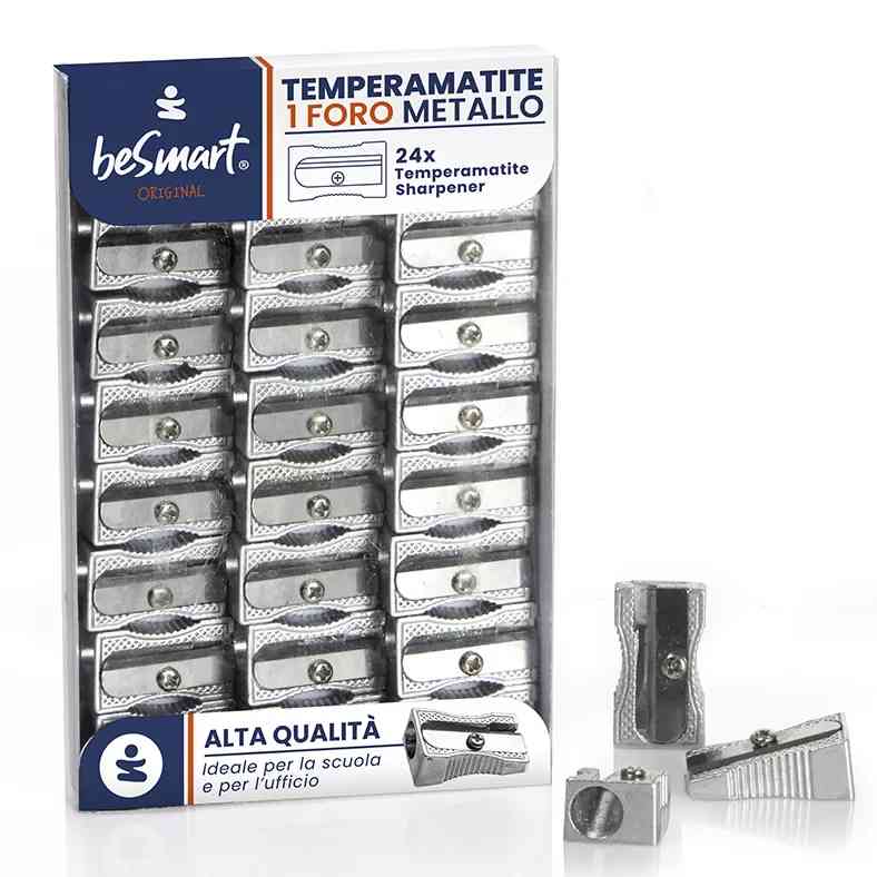 Temperino 1 Foro Metallo Be Smart Box 24pz | Offerta