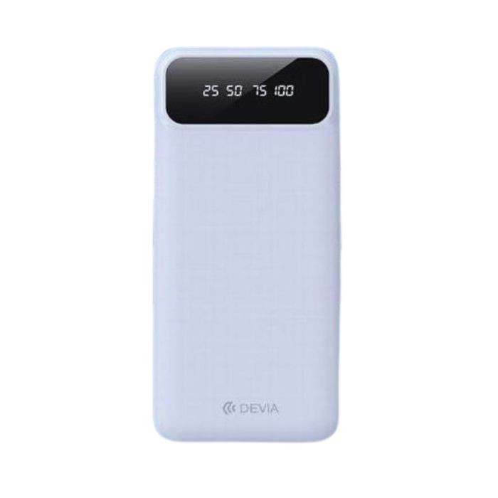 Power Bank Devia Kintone 10000 mAh Bianco | Affidabile