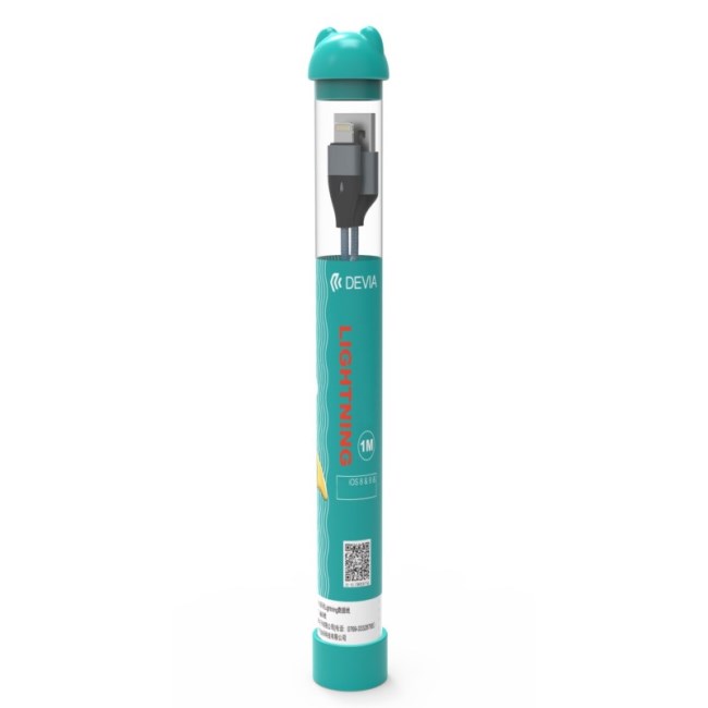 Cavo Ricarica Lightning Devia 2A Nero | Offerta Omnicenter