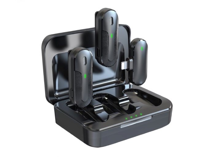 Doppio Microfono Wireless Devia Tipo-C Professionale