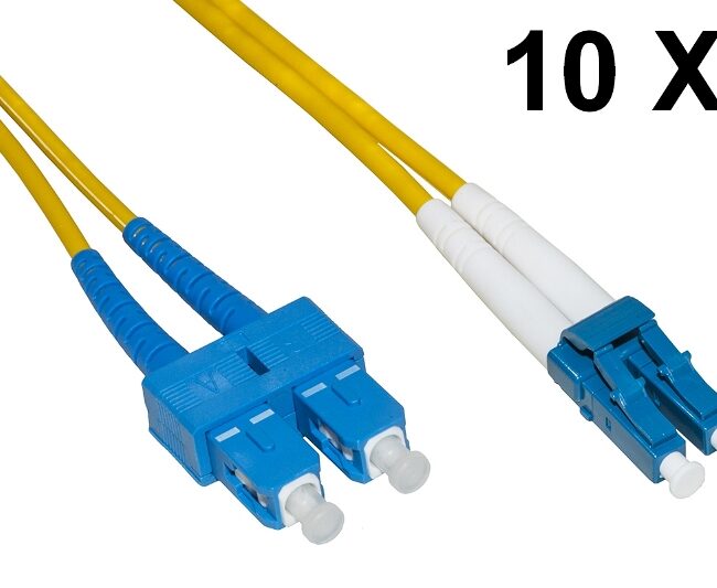 Cavi Fibra Ottica Link LC a SC OS2 5m 10Pz | Offerta Omnicenter