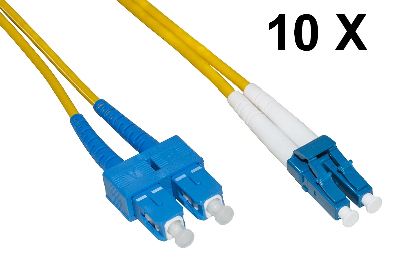 Cavi Fibra Ottica Link LC a SC OS2 5m 10Pz | Offerta Omnicenter