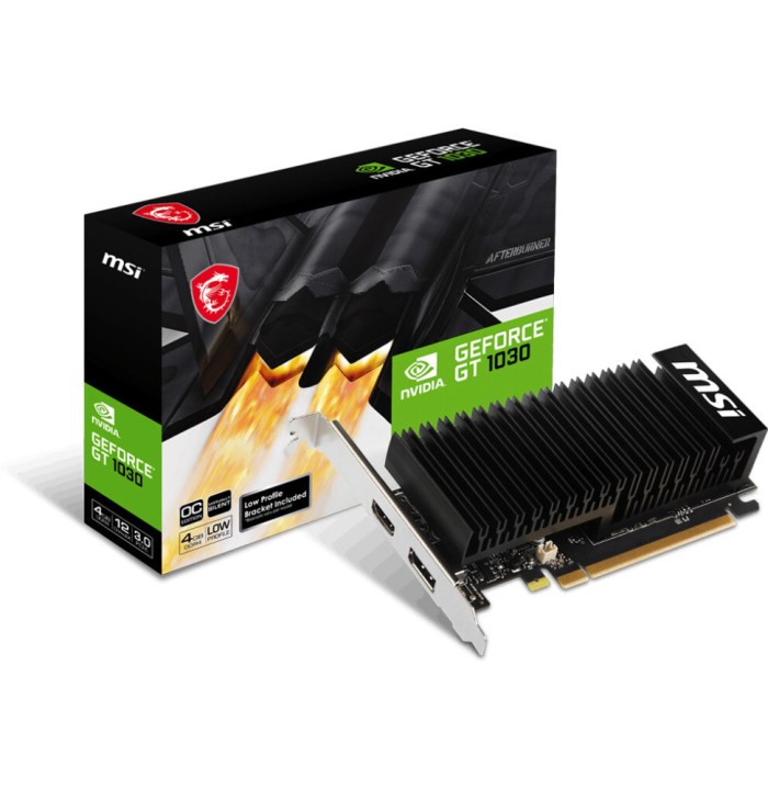 Scheda Video MSI GeForce GT 1030 4GB | Offerta Omnicenter