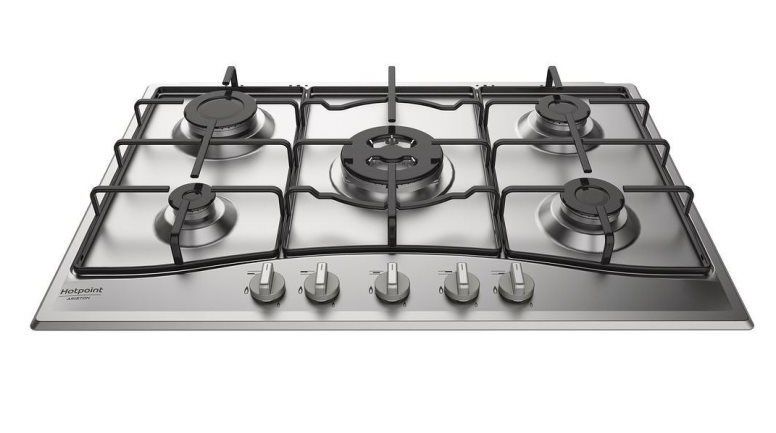 Piano cottura gas Ariston 75 cm Inox | Offerta Omnicenter