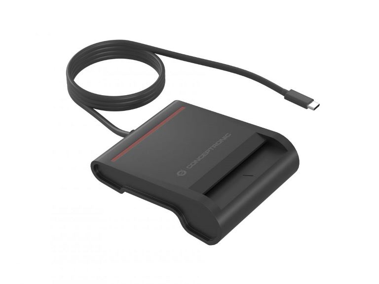 Lettore Smart Card USB-C Conceptronic SCR01BC Affidabile