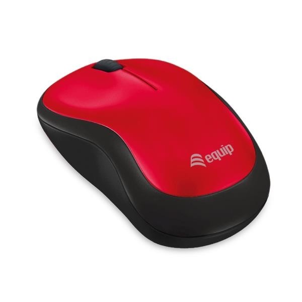 Mouse Wireless Equip Comfort Rosso 1200 DPI | Offerta