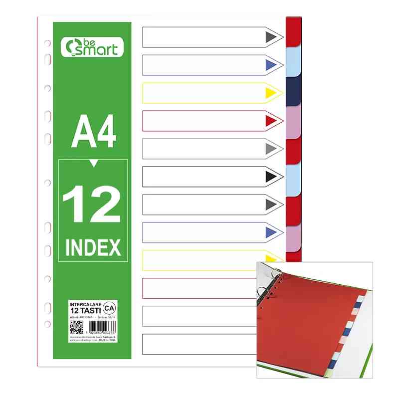Intercalare Carta 12 Tasti Be Smart | Offerta Conveniente