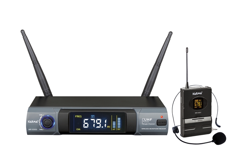 Radiomicrofono UHF Karma Set 8300LAV Professionale