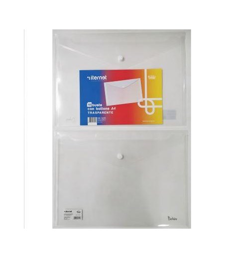 Buste Portadocumenti A4 Trasparenti Plastidea 10pz | Offerta