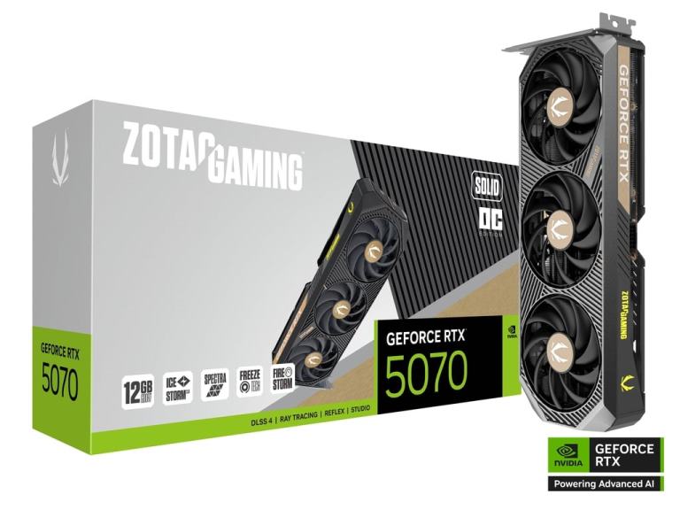 Zotac GeForce RTX 5070 Solid OC 12GB: Scopri l'Offerta