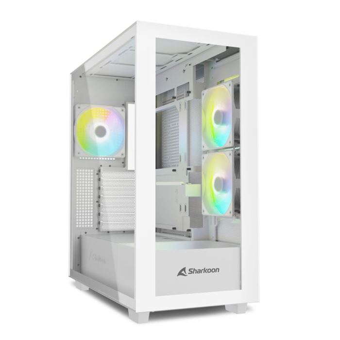 Case Sharkoon Rebel C60 White RGB ATX | Scopri