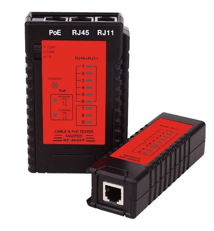 Tester di Rete Noyafa NF-468 RJ45 RJ11 | Professionale