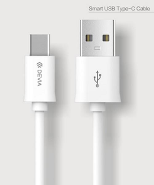 Cavo USB Type-C Devia 2 Metri Bianco | Originale Omnicenter