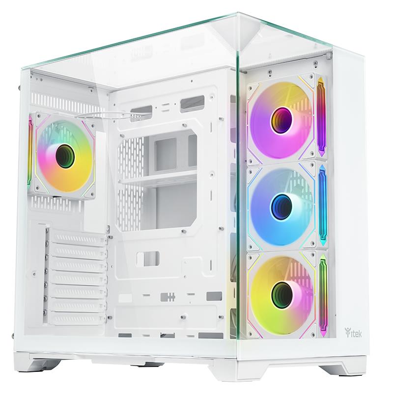 Case Itek Dark Cave Pano Bianco ARGB | Offerta Omnicenter