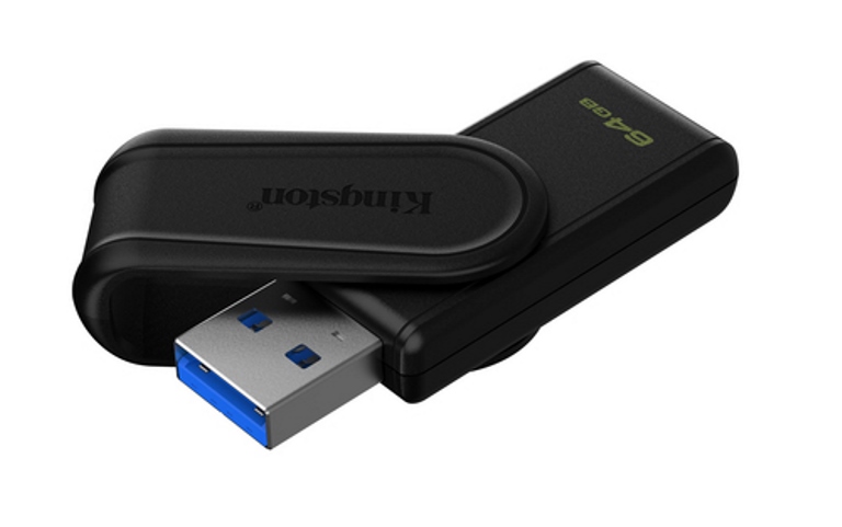 PEN DRIVE 64 GB DATATRAVELER EXODIA S USB 3.2 GEN1 NERO/NERO (DTXS/64GB)