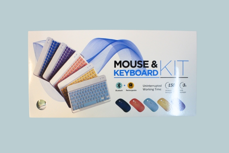 Kit Mini Tastiera e Mouse Wireless Bianco Offerta | Omnicenter