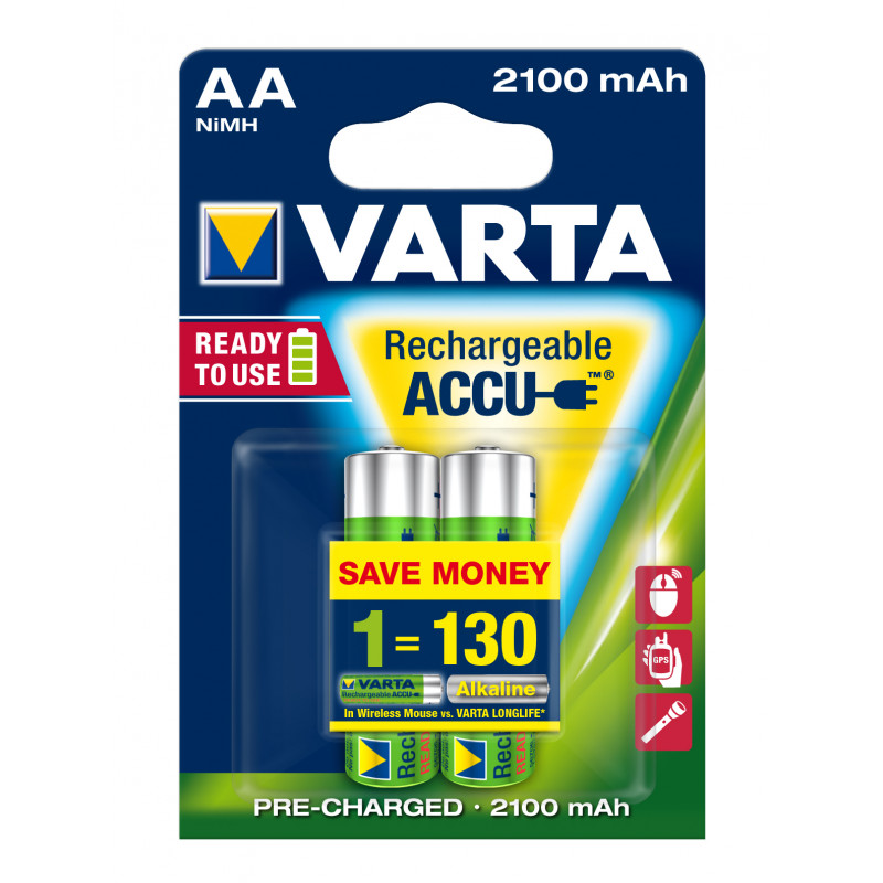 Batterie ricaricabili stilo AA 2100mAh Varta: Offerta | Omnicenter