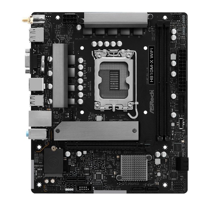 Scheda Madre AsRock H810M-X WiFi Socket 1851 | Affidabile
