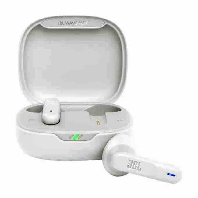 Auricolari Bluetooth JBL Wave Flex Bianchi | Originale