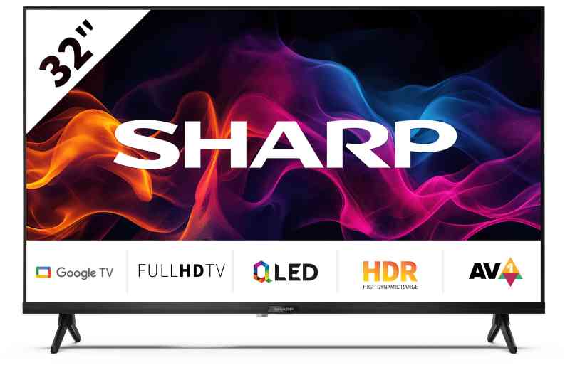 Sharp TV QLED 32" Full HD Google TV | Offerta Omnicenter