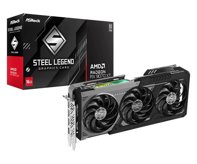 Radeon RX 9070 XT Steel Legend Dark 16GB | Offerta Asrock