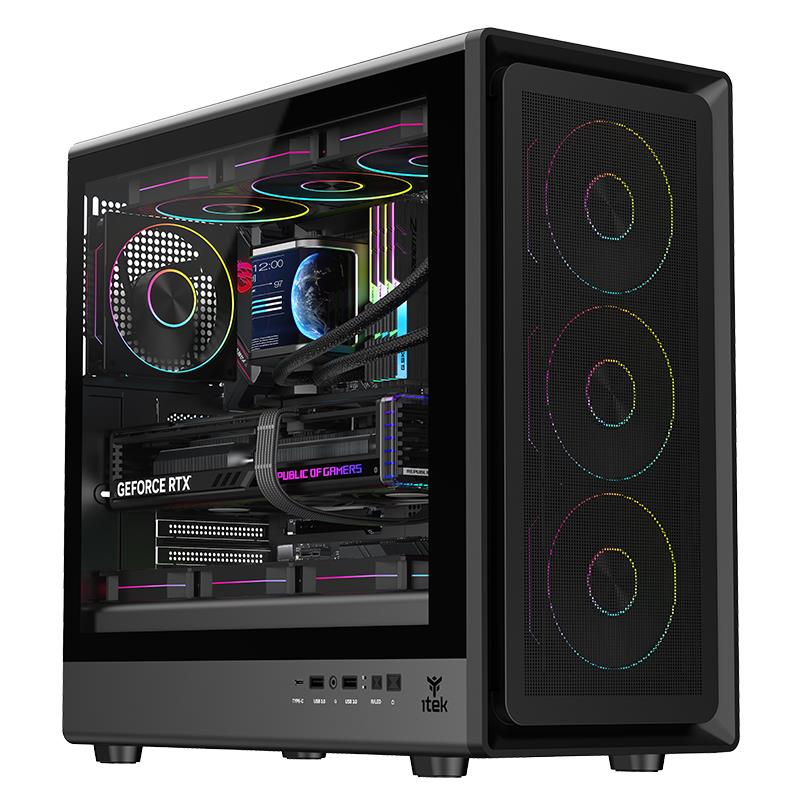Case Itek Meshcore 36B Gaming Tower Nero | Offerta