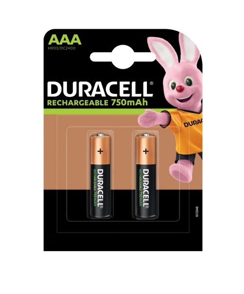 Batterie Ricaricabili AAA 750mAh Duracell 2Pz | Originale