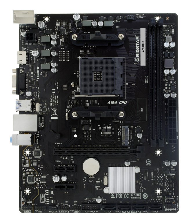 Biostar A520MHP Scheda Madre AM4: Offerta Conveniente