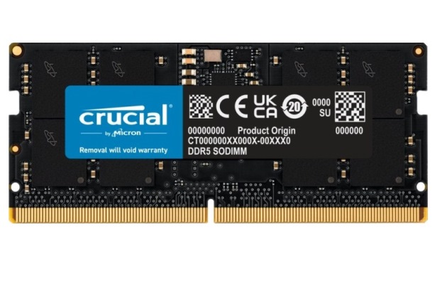 Memoria RAM Crucial SO-DDR5 16 GB 5600 MHz | Affidabile