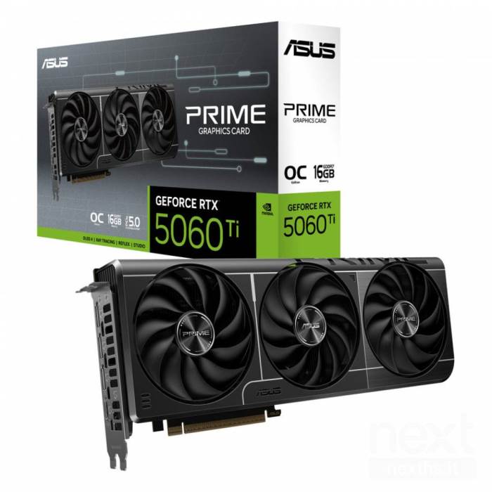 ASUS RTX 5060 Ti OC 16GB: Scheda Video Professionale