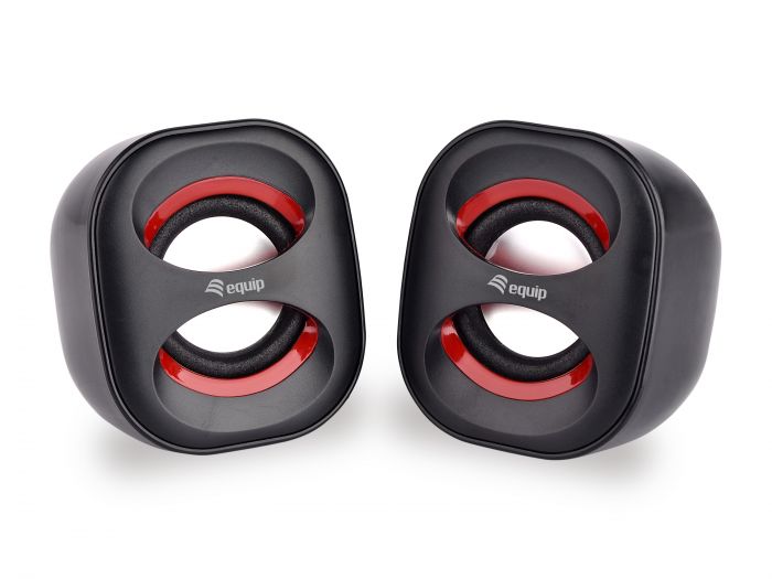 Casse Mini Speaker USB Equip Nero/Rosso Offerta