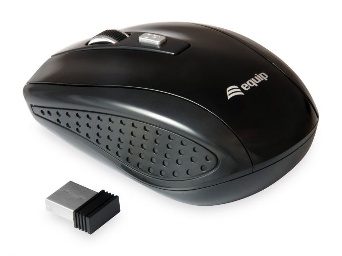 Mouse Wireless Equip 4 Pulsanti Nero: Scopri l'Offerta